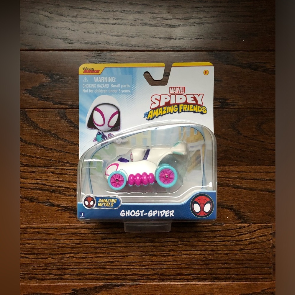 Disney Jr. Marvel Spidey & His Amazing Friends: Ghost-Spider Die-cast Metal Car